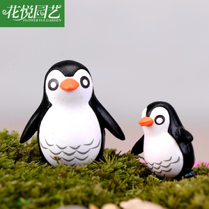 Accessoires de micro-paysage en mousse weij, figurines de pingouins père et fils, petites décorations à faire soi-même, donai - Product Image 5
