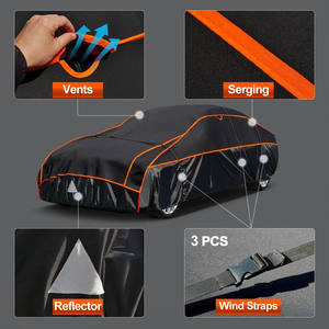 Resistente tela transpirable impermeable engrosada anti <span class=keywords><strong>granizo</strong></span> cubierta <span class=keywords><strong>protector</strong></span> del cuerpo del coche - Product Image 2