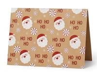 Ensemble de papier cadeau de Noël en papier kraft recyclable et jetable, comprenant un rouleau de papier cadeau, des sacs cadeaux, des boîtes pliables