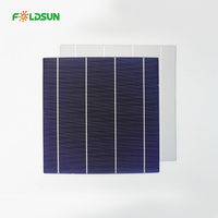 Vente en gros de cellules solaires monocristallines 158*158mm 4BB, efficacité 23%, service OEM pour l'alimentation portable