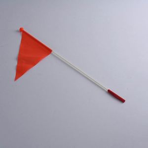 Bandera de Seguridad Fluorescente Naranja para Bicicleta Deportiva, Portátil, con Opción de Colgar, para Niños, Material de Poliéster - Product Image 5