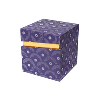 Caja Rígida de Papel Dorada de Lujo Personalizable al por Mayor, Impermeable, con Tapa Abatible y Forro de Esponja, para Set de Regalo de Velas Aromáticas