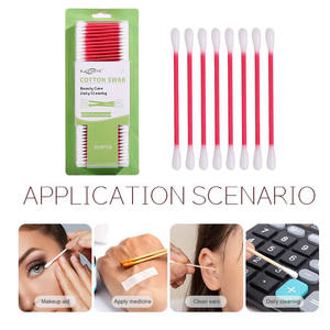 Hisopos de Algodón Desechables Kanmine con Palitos de Papel, Hisopos de Algodón de Doble Punta para Maquillaje y Cuidado de <span class=keywords><strong>la</strong></span> <span class=keywords><strong>Piel</strong></span>, Multiusos, Empaquetados <span class=keywords><strong>en</strong></span> Blíster - Product Image 6