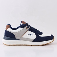 Olicom Logo personnalisé chaussures décontractées en cuir véritable hommes rétro respirant coussiné baskets chaussures de marche hommes chaussures décontractées
