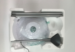 Halogen White Plastic <strong>Lamp</strong> <strong>Shade</strong> Single Pole Minimalist Standing Lighting Decorative Modern <strong>Floor</strong> <strong>Lamp</strong> for Living Room - Product Image 5