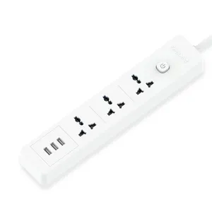 Extension Cords 3 outlets Power Strip with 3 USB Ports UK US EU Universal Power Socket with Switch Extension Cords