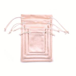 Vente en gros de nouveaux sacs à cordon en velours personnalisés avec logo imprimé pour cadeaux de luxe - Product Image 6