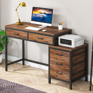 Bureaux d'<span class=keywords><strong>ordinateur</strong></span> Tribesigns à 5 tiroirs <span class=keywords><strong>pour</strong></span> la maison ou le bureau, avec armoire à tiroirs réversible, support d'<span class=keywords><strong>imprimante</strong></span> <span class=keywords><strong>pour</strong></span> petits espaces - Product Image 6