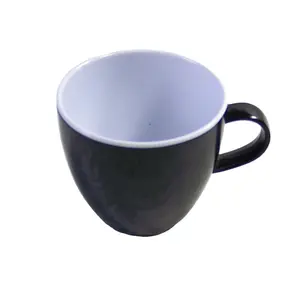 Fabrik Liefern Druck Melamin Tasse Kaffee Tasse Personalisierte Schwarz Melamin Tassen Großhandel