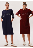 Robe longue à pois et strass respirante et écologique pour femmes grandes tailles - Vente directe usine, personnalisation possible