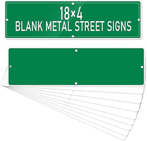 Letreros de Metal Retro para Decoración de Paredes de Restaurantes y Hogares, Letreros de Metal de Aluminio con Nombres de Calles para Exteriores - Product Image 5