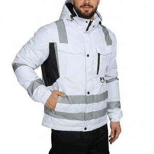 Veste de sécurité haute visibilité réfléchissante pour travaux de construction, meilleure veste de sécurité, vente chaude, veste de travail réfléchissante haute visibilité pour l'hiver - Product Image 6