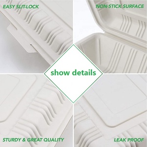 Disposable MFPP Microwavable PP Take Away <strong>Lunch</strong> <strong>Packing</strong> Togo Containers Clamshell Takeout Food Bento <strong>Box</strong> Hinged to Go Container - Product Image 6