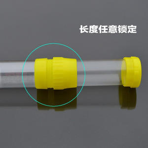 Flotteur de rivière transparent en plastique rond de 43 mm de diamètre, 40-70 cm, pour équipement de pêche en rivière - Product Image 2