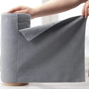Washable Customized Disposable Microfiber Cleaning Cloths Rolls Tear Away Towels Reusable Powerful Water Absorbent Rolls