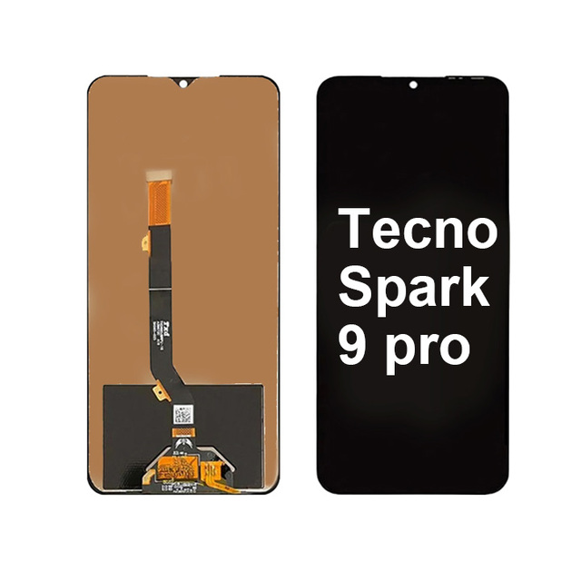 Cell Phone LCD Screen Wholesale LCD Panels for Sale Mobile Phone Display Screen Accessories for Tecno Spark 9 Pro