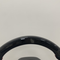 Volant sport en fibre de carbone et cuir Nappa avec LED pour RTS Dodge Charger 2015-2022