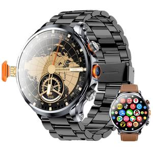 Smartwatch AMOLED 4G con Fotocamera Laterale, Sportivo, 3G+32G, Robusto, Ultra Android, per Uomo, <span class=keywords><strong>GPS</strong></span> con Wi-Fi e Slot per Scheda SIM - Product Image 1