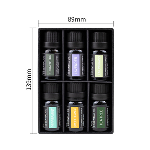 Coffret Cadeau de 6 Huiles Essentielles d'Aromathérapie Biologiques Pures de 10 ml pour Diffuseur à Bâtonnets, Marque Blanche, 100% Huiles Essentielles pour Aromathérapie - Product Image 5