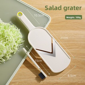 Râpe à choux multifonctionnelle manuelle de style <span class=keywords><strong>japonais</strong></span> en acier inoxydable de qualité alimentaire, éplucheur de pommes de terre pour citron, concombre et légumes - Product Image 1