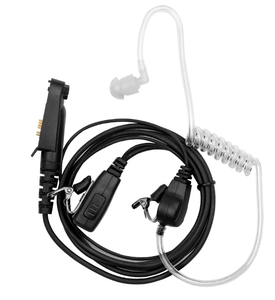 Auricular PTT manos libres con tubo acústico compatible con radio bidireccional <span class=keywords><strong>Inrico</strong></span> <span class=keywords><strong>T310</strong></span>, micrófono de repuesto para seguridad - Product Image 3