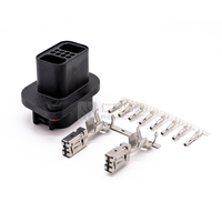 Connecteur hybride Renhotec IP67 haute intensité 2+8 broches d'alimentation et de signalisation, fiche plastique à angle droit 100A pour câble de 16 mm, prise CE ROHS