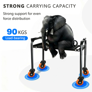 Günstige Möbelrollen mit Bremsen: 1,5 Zoll, 2 Zoll, 2,5 Zoll Dekorative Ersatz-Schraubrollen vom Hersteller - Product Image 3