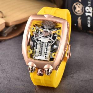 2024年トップセラー ファッション工場卸売 ステンレススチール ダイバーズウォッチ 高級サファイアクリスタル クォーツ腕時計 メンズ KJaco - Product Image 5