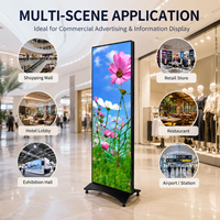 Pantalla LED Publicitaria con Espejo, Máquina de Publicidad Digital a Todo Color con Control por Computadora y Smartphone para Tiendas, Eventos Comerciales