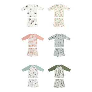 <span class=keywords><strong>Costume</strong></span> <span class=keywords><strong>da</strong></span> <span class=keywords><strong>bagno</strong></span> due pezzi per bambini, modello Ins Vacation, collezione Estate 2025, resistente al cloro, protezione solare, alta elasticità - Product Image 1