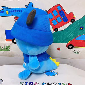 Personalizado Monster University Monstruo de pelo azul James <span class=keywords><strong>Sullivan</strong></span> Sombrero de peluche Camiseta <span class=keywords><strong>Sullivan</strong></span> Muñecos de animales de peluche Almohada de dibujos animados - Product Image 4