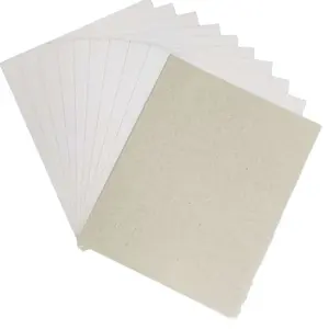 Placa de papel de rolamento duplo, 250gsm 300gsm 400gsm 450gsm cinza branco com preço de fábrica