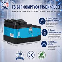 KEXINT sortie d'usine FTTH 7S Kit de machine d'épissure de fibres optiques de soudage épisseuse par fusion de fibres optiques