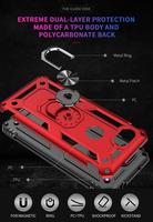 Coque de protection pour téléphone portable avec anneau antichoc 2 en 1 en TPU et PC, coque arrière pour Oneplus 7 Pro pour One Plus 7Pro