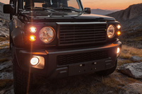 Pour Jimny Suzuki Little D Defender calandre avec lampe pour Suzuki Jimny Sierra JB74 JB64 2024 2023 2022 2021Grille Badge