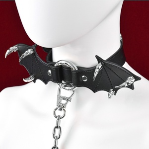Collar y Correa de Bondage Estilo Murciélago FUNSM, Kit de Juegos Sexuales SM para Parejas, Collar Sexy para Mujeres y Hombres - Product Image 5