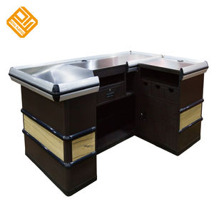 Comptoir de caissier de caisse de supermarché de taille personnalisée HBE-CC Highbright durable de haute qualité - Product Image 6