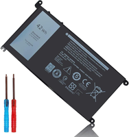 Baterai Laptop 42Wh WDX0R WDXOR untuk Dell Inspiron 15 5565 5567 5568 5570 5578 7560 7569 7579 13 7368 Baterai Notebook