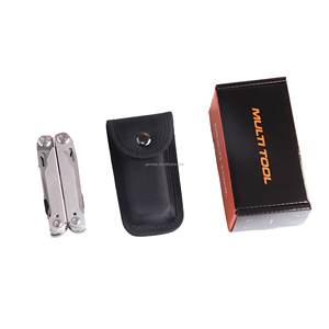 Multi-<span class=keywords><strong>outil</strong></span> professionnel 17-en-1 avec lame de gaine en nylon incluse cadeaux de camping et de chasse de survie de qualité bricolage pour les hommes papa - Product Image 5