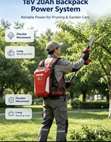 Mochila Recargable de 18V 20AH para Almacenamiento de Baterías de Estado Sólido con Cátodo LiMn2O4, 500 Ciclos, en Stock