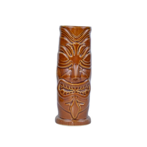 Tasse Tiki en céramique orange parfaite pour les amateurs de cocktails ajoute une touche tropicale à vos boissons et fêtes apporte l'esprit d'<span class=keywords><strong>Hawaii</strong></span> - Product Image 3