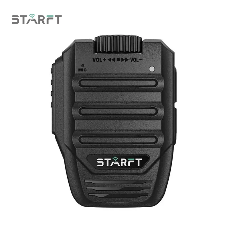 Microfone sem fio starft mb221, alto-falante tipo c com bluetooth, carregador, walkie talkie