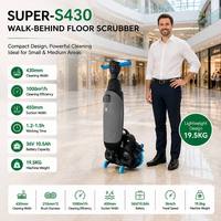 Machine de nettoyage de sols commerciale, laveuse-sécheuse sans fil à batterie pour hôtel, restaurant et usage en magasin