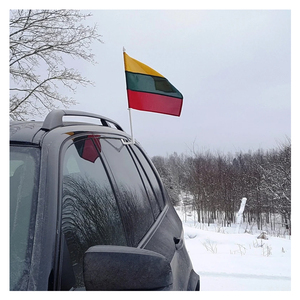 Autocollant de porte, autocollant de capot, autocollant de voiture, drapeau de fenêtre de voiture, personnalisable avec texte, photo, couleur, sublimation, pas cher, pour concessionnaire, diplomatique - Product Image 6