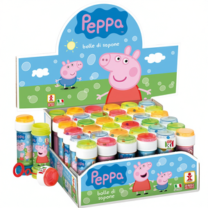 Soluzione per bolle Peppa Pig 60ml per bambini, divertimento all'aperto - Product Image 2