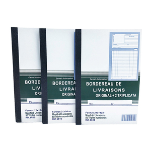 Libreta de Facturas Personalizada Tamaño A5, 2 Capas, Recibo de Pedido de Venta, Libreta Autocopiativa, Impresión Offset, Logotipo Personalizado, Material de Papel - Product Image 1