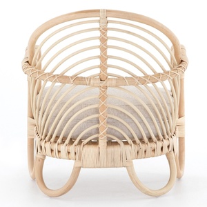 Chaise en rotin naturel vietnamien encadrement en rotin léger polyvalent pour chambre école parc cuisine Villa atelier cour salle de bain - Product Image 5