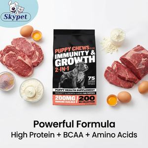 Complément alimentaire pour chiens maigres, <span class=keywords><strong>gain</strong></span> de poids, musculation, gommes à mâcher riches en protéines, OEM/ODM, prix d'usine - Product Image 3