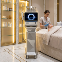 NewFace Multi-platform Skin Care System Deep Cleansing 8 in 1 Facial Beauty Station Hydradermabrasion Hydro H2O2 Facial Machine