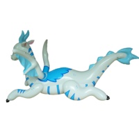 Nouveau design 2026 : Dragon bleu gonflable publicitaire personnalisé en forme d'animal, en carton, à vendre